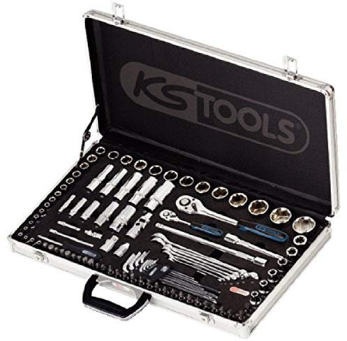 KS Tools 918.0702 1/4+1/2 CHROMEplus Steckschlüssel-Satz, 102-tlg.