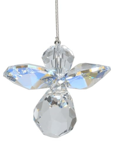 Hanging Crystal Guardian Angel Suncatcher Rainbow Maker Aurora Borealis