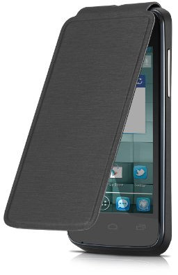 Alcatel FC5020 Original Flip Schutzhülle für ONE Touch 5020 – Schwarz