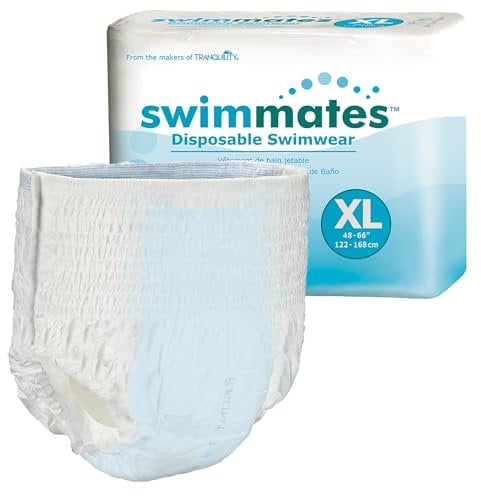 Pañales de natación desechables Swimmates para adultos