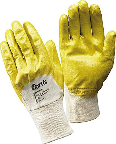 Format 4317784794237 – Hands. nitril. Mechanic Gr. 10. gelb. FORTIS