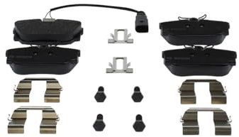 Bosch BP457 - Auto Bremsbeläge hinten - 1 Set mit 4 Bremsbelägen | Bosch-Qualität - für weniger Bremsgeräusche und Bremsstaub - ECE-R90 zertifiziert - kupferfrei - mit Zubehör