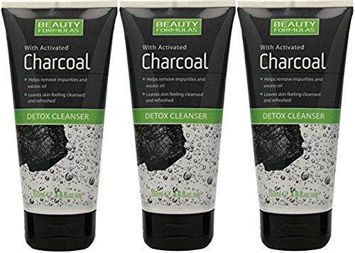 CHARCOAL DETOX CLEANSER 150ML Pack of 3