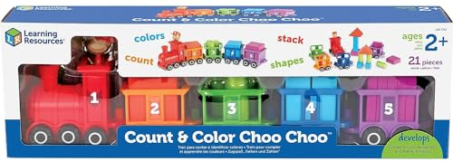 Learning Resources Choo-Choo Bimmelbahn – Zahlen & Farben