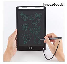 InnovaGoods Magic Drablet - Tablet LCD para Dibujar y Escribir, Color Negro