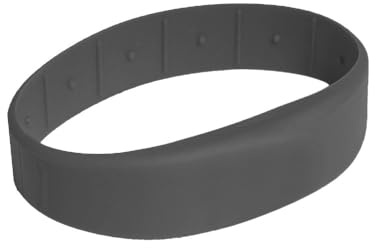 Gelikom RFID Armband SILA09 mit NXP MIFARE Classic® 1K 4-Byte-NUID (3 Stück, Grau, 62)