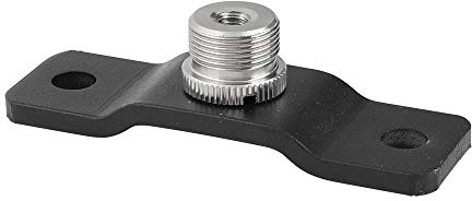 CAMVATE 5/8 '' Stecker auf 1/4 '' Buchse Mikrofon-Schraubadapter mit unterem Sockel Wand- / Tisch- / Deckenhalterung