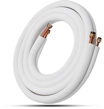 TuToy 1/2 / 3M Tuyau En Cuivre Isolé Split Line 5/8 '' 3/8 '' Tuyaux De Climatiseur Raccords Paire Tube De Bobine - 3M