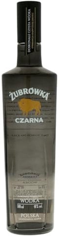 Zubrowka CZARNA Wódka Polska 40% Vol. 0,5l