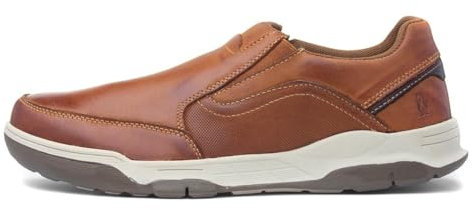 Hush Puppies Men's Fletcher Moccasin, Tan, 10 UK