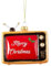 Sass & Belle Retro-TV-förmige Kugel, Rot