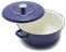 Merten & Storck Horno Holandés de Hierro Esmaltado Hecho a Mano, Apto para Todo Tipo de Cocinas, Inducción y Horno, 26 cm/ 5L, Azul Cobalto
