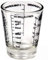 Verre doseur, mini tasse de mesure en verre, verre gradué 50 ml