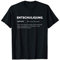 Ping Pong Tischtennis Worterklärung - T-Shirt für Erwachsene, Schwarz, S, Klassische Passform, Halbarm, Unisex, Tischtennis-Design