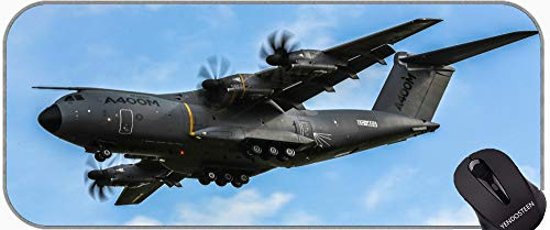 YENDOSTEEN Mauspad Extended XXL, Airbus A400M Transportflugzeug Mauspadmatte