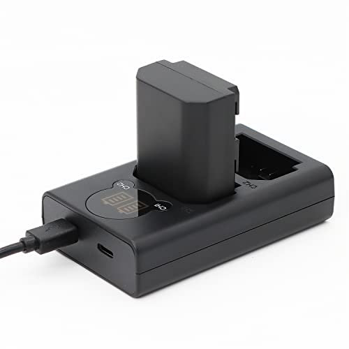 Batterytec Batterie de Remplacement et Chargeur pour Sony NP-FZ100, Batterie Compatible avec Sony Alpha 7C, Alpha 7S III, Alpha 9 II, Alpha 1, Alpha 7R III, Alpha 9, FX3, Alpha 7R III.2040mAh