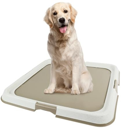 PAWISE Puppy Pad Tray Dog Toilet Tray Pet Pee Pad Holder,Portable Puppy Training Pad, Indoor Dog Litter Tray for Dogs/Cats,60 * 60 cm