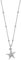 Xenox Damen 925 Sterling Silber Halskette mit Seestern-Anhänger in silberfarben - Island - XS91231