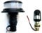 MelTruck® Orange weiß 18 LED Rundumleuchte Warnlicht 12/24V E9 3x Blitzmuster ECE R65 R10 (Aufsteckror I)