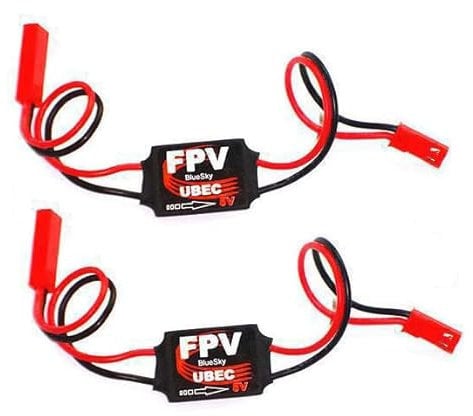 WANGCL 2PCS 3A 5V Step Down UBEC Module Servo Power Switch for RC Quadcopter Airplane FPV Graphic Transmission Camera Gimbal Flight Control