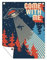 MuchoWow Outdoor-Poster Poster Wanddeko draußen Deko Garten Gartenposter 90x120 cm Ufo - Retro - Science Fiction - Weltraum