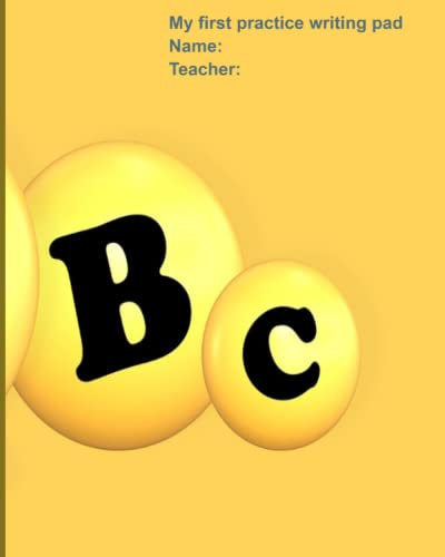 First Handwriting Practice Pad Tablet for Preschool and Kindergarten Kids