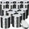 KADAX Schraubdeckel fi82 mm, Twist-Off-Deckel Set aus Metall, Ersatzdeckel für Einmachgläser, Deckel mit 6 Einrastzähnen für Sturzgläser und Einmachgläser (Silber, 200 Stück)