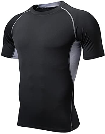 ATRACTIVOLL Camiseta Deportiva, Camiseta Hombre de Manga Corta Secado Rápido Ropa para Fútbol Correr Camiseta Gimnasio Transpirable y Cómoda Ropa Deportiva Hombre Camiseta