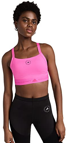 adidas by Stella McCartney Women's TruePurpose Training Medium Support Bra, Screaming Pink, S