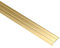 Gedotec Profilé de nez d'escalier autocollant | 1 pièce – Profilé de marche en aluminium laiton | 2000 mm | Profil de sol non perforé à coller | Profilé de protection d'angle 25 x 20 mm | Profilé