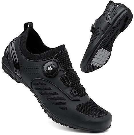 Hixingo Fahrradschuhe Herren Damen MTB Atmungsaktive Radsportschuhe Rennradschuh Mountainbike Schuhe Sneaker Outdoor-Radschuhe Fahrrad Indoor Spin MTB Schuhe