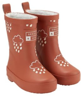 Grass & Air Burnt Orange Colour-Changing Kids Wellies, Unisex Childrens Welly Boots for Babies, Toddlers and Children (uk_footwear_size_system, little_kid, numeric, medium, numeric_7)