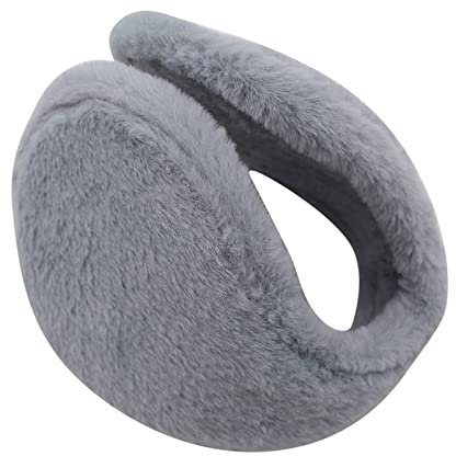 DUHGBNE Winterwarme Ohrenschützer sind weich und warm gestrickte -Ohrenschützer können verwendet werden, um die kalten Ohrenschützer zu ironisieren Ohrenwärmer Kinder Mädchen Glitzer (Grey, One Size)