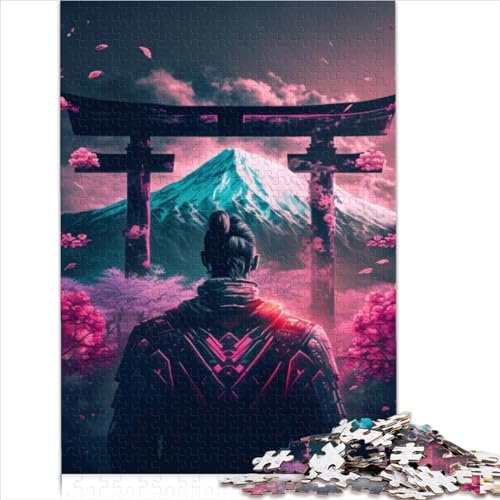 Jigsaw Puzzles for Adults: The Way of the Samurai, 1000 Piece Cardboard Puzzles for Kids and Adults, Tricky Puzzles for Smart Kids, Size (26x38cm)