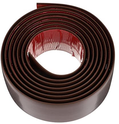 Mikikit Teppich Randleiste Teppichkante Boden Holzverkleidung Tür Übergangsleiste Türverkleidung Petriglas e Streifen flacher Trennstreifen Lücken Verbindungsstreifen Bar Teiler PVC