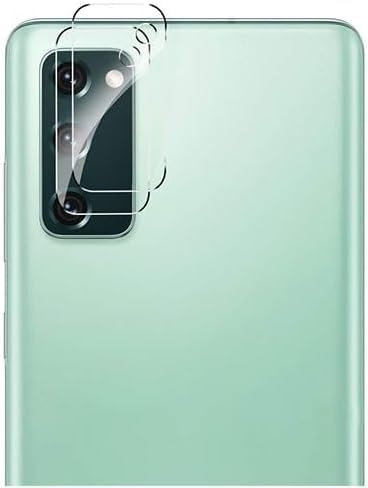HQ-CLOUD® Lot de 2 Protection Objectif Caméra Arrière en Verre Trempé Pour Samsung Galaxy S20 FE, Film en Verre Trempé 9H, Ultra HD, Anti-Rayures