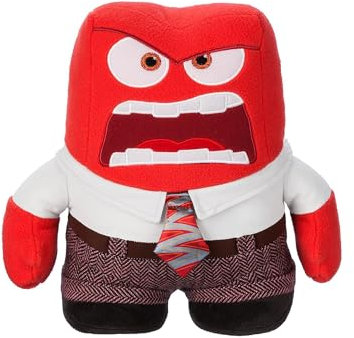 Disney Store Offiziell Wut Kuscheltier, Alles Steht Kopf 2, 25cm, Kleiner Kuscheltier Charakter für Kinder, Geeignet ab 0 Jahren