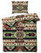 Bettwäsche Azteken 155x220 - Stammes Wendebettwäsche, 110gsm Mikrofaser, Weiche & Kuschelige & Bügelfreie Bettbezug 2er Set, 1 Kopfkissenbezug 80x80, mit Reißverschluss &6410