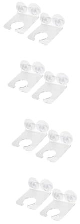 TOPBATHY 8 STK Weinglasregal Duschtassenhalter dusche badewanne bierhalter saugnapfhalter Weinglasständer Saugnapf Weinglas Halter Saugnapf-Design-Rack klares Design Tassenregal Acryl