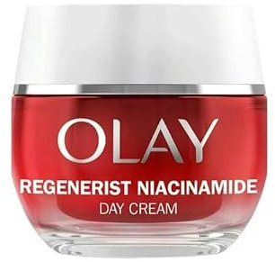 Olay Niacinamid Feuchtigkeitsspendende Anti-Falten-Gesichtscreme, 50 ml | Mit Niacinamid, Vitamin und Glycerin, spendet Feuchtigkeit, regeneriert und hilft, sichtbare Zeichen des Alters zu reduzieren