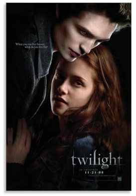 CDAXHOZ Twilight-Poster, Wand-, Hotel-Kunst-Dekoration, Gemälde, Wohnzimmer-Dekoration, Schlafzimmer, Gemälde, Badezimmer, Bar, Theke, Poster, 30 x 45 cm, ungerahmter Stil