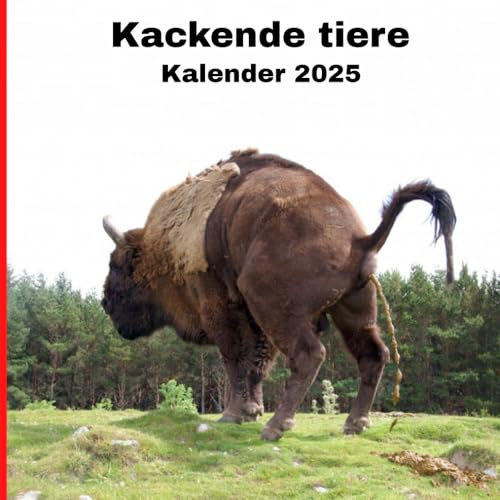 Kackende tiere kalender 2025: Geschenk für lustige Tierliebhaber