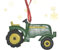 Traktor Weihnachtsbaumschmuck - Traktor Ornamente für den Hausgarten | Weihnachtsbaum Traktor Ornament | Weihnachten Traktor Harz Anhänger für Bauernhaus Weihnachtsdekoration