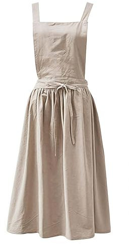 Vimmvid 1 Stück Kittelschürze Damen, Kochschürze Damen Kittelschürze Mit Tasche Retro Literatur Kunst Blumenladen Kleidung Für Küche Kochschürzen ﻿ ﻿