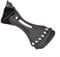 Saitenhalter für Akustikgitarre, Metall, ideales Zubehör für Jazz und Folkmusiker, Schwarz