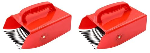 Kayfg 2X Raccogli Bacche, Raccoglitrici e Rastrelli con Pettine Metallico e Impugnatura Ergonomica per Raccogliere Più Facilmente Bacche e Mirtilli