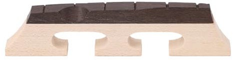Pont de banjo à 6 cordes, pont de banjo acoustique, pont en bois de rose d'érable avec double pivot, pièces et accessoires universels