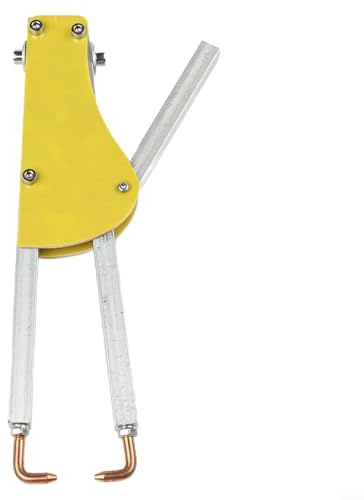 Pinzas de soldadura por puntos portátiles para reparación de chapa, 123 mm, alicates de soldadura industrial con presión ajustable, compatibles con máquinas de soldadura por puntos