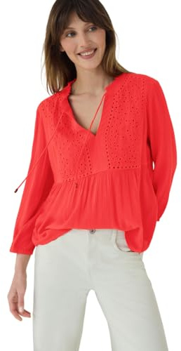 Street One Studio Damen Tunika mit Split Neck und Embroidery