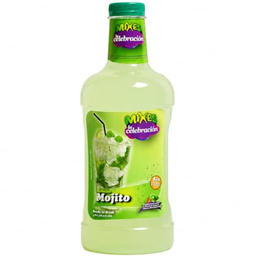 Diaz Cadenas | Mojito Sin Alcohol 1,75L | Cóctel Refrescante Listo para Servir Sabor Auténtico Tropical